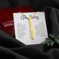 Apology Gift For Her - 4-Sided Stick Necklace - Engraved