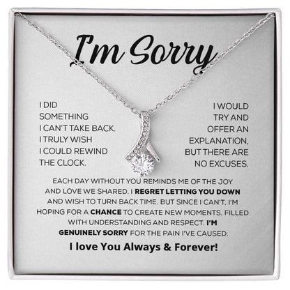 Apology Gift For Her - I'm Genuinely Sorry - Alluring Beauty Necklace