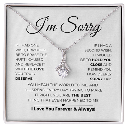 I'm Sorry - You Mean The World To Me - Alluring Beauty Necklace