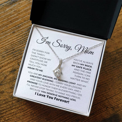Apology Gift For Mom - You Are My Guiding Light - Alluring Beauty Necklace