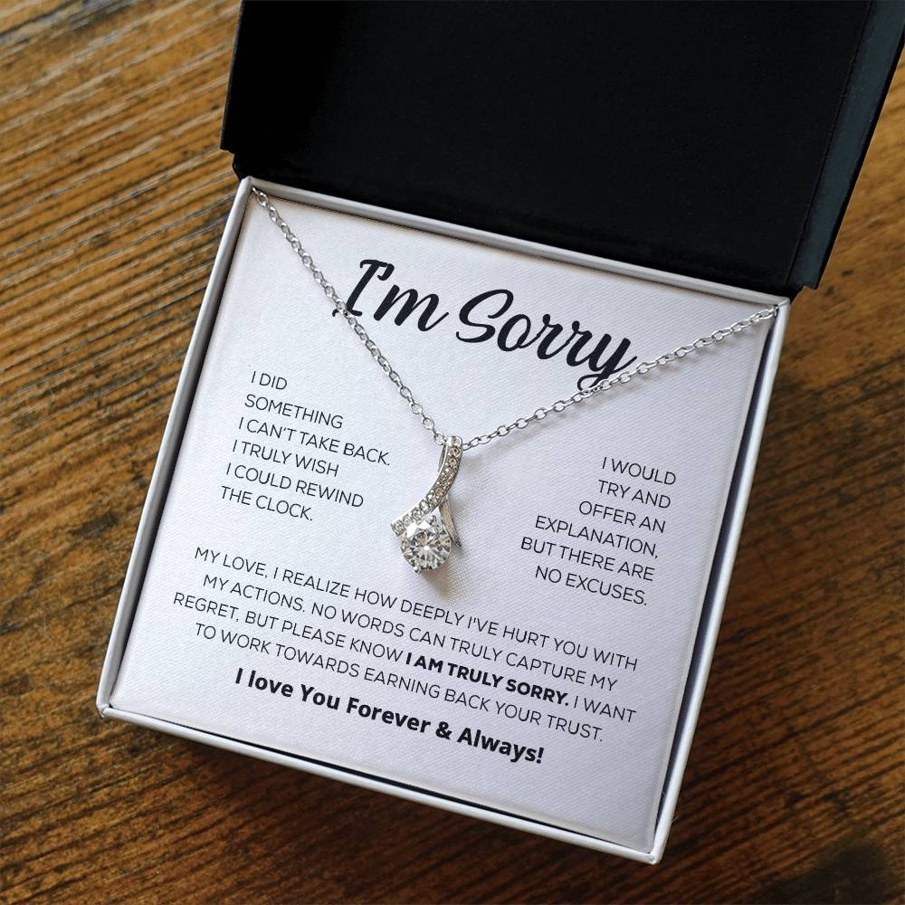 Apology Gift For Her - I'm Genuinely Sorry - Alluring Beauty Necklace