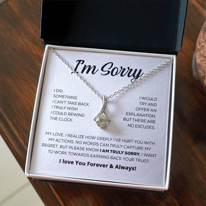 Apology Gift For Her - I'm Genuinely Sorry - Alluring Beauty Necklace