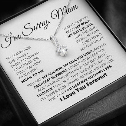 Apology Gift For Mom - You Are My Guiding Light - Alluring Beauty Necklace