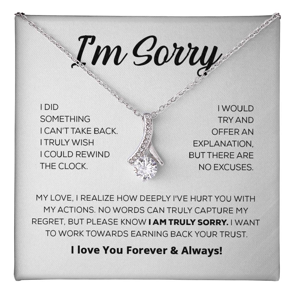 Apology Gift For Her - I'm Genuinely Sorry - Alluring Beauty Necklace