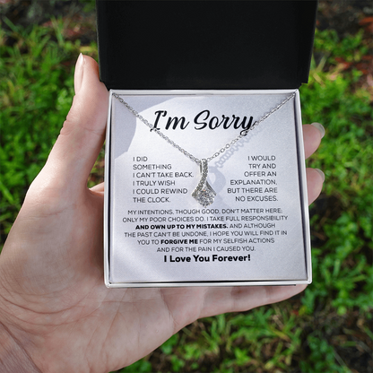 Apology Gift For Her - I Take Full Responsibility - Alluring Beauty Necklace