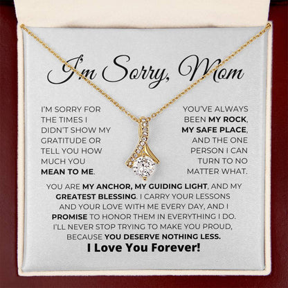 Apology Gift For Mom - You Are My Guiding Light - Alluring Beauty Necklace