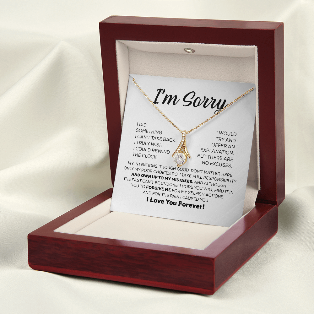 Apology Gift For Her - I Take Full Responsibility - Alluring Beauty Necklace