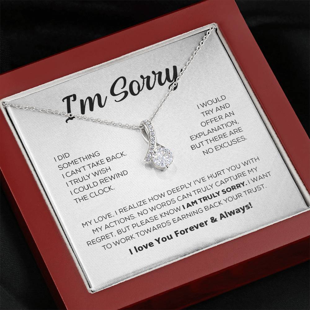 Apology Gift For Her - I'm Genuinely Sorry - Alluring Beauty Necklace