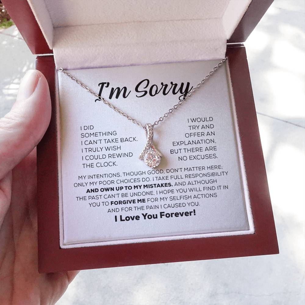 Apology Gift For Her - I Take Full Responsibility - Alluring Beauty Necklace