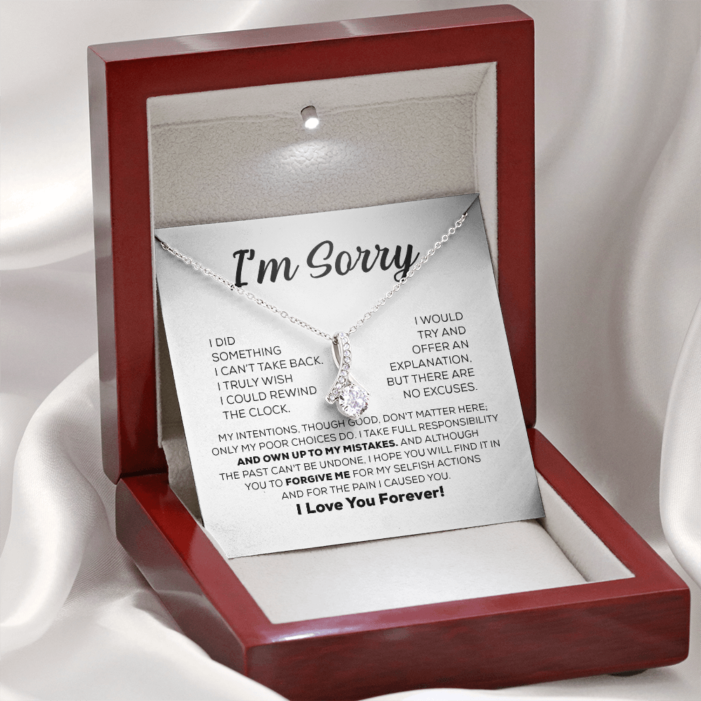 Apology Gift For Her - I Take Full Responsibility - Alluring Beauty Necklace