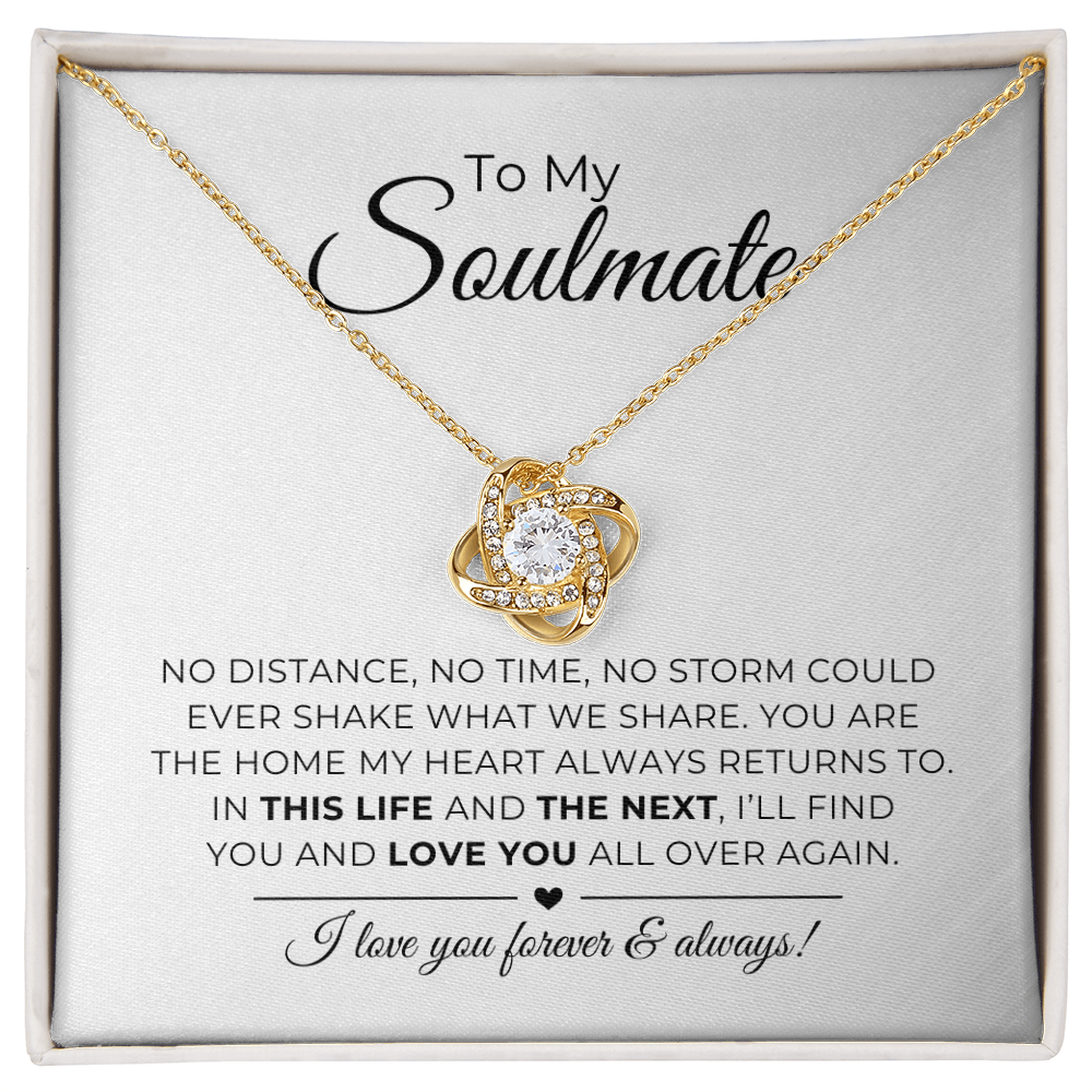 To My Soulmate - The Home My Heart Always Returns To - Alluring Beauty Necklace
