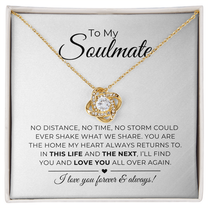 To My Soulmate - The Home My Heart Always Returns To - Alluring Beauty Necklace