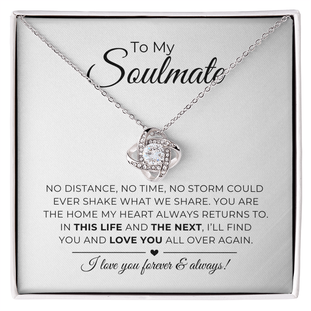 To My Soulmate - The Home My Heart Always Returns To - Alluring Beauty Necklace