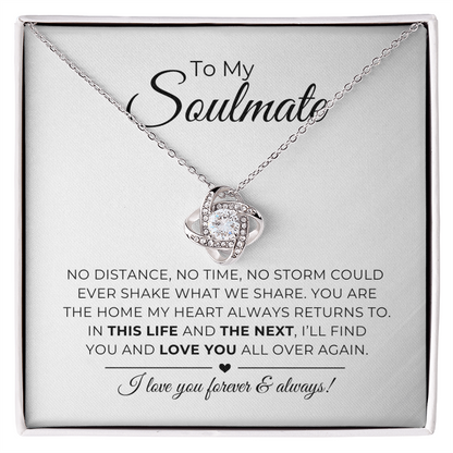 To My Soulmate - The Home My Heart Always Returns To - Alluring Beauty Necklace