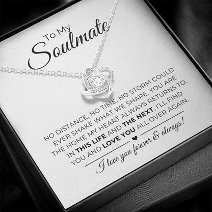 To My Soulmate - The Home My Heart Always Returns To - Alluring Beauty Necklace