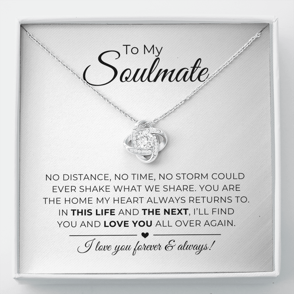 To My Soulmate - The Home My Heart Always Returns To - Alluring Beauty Necklace