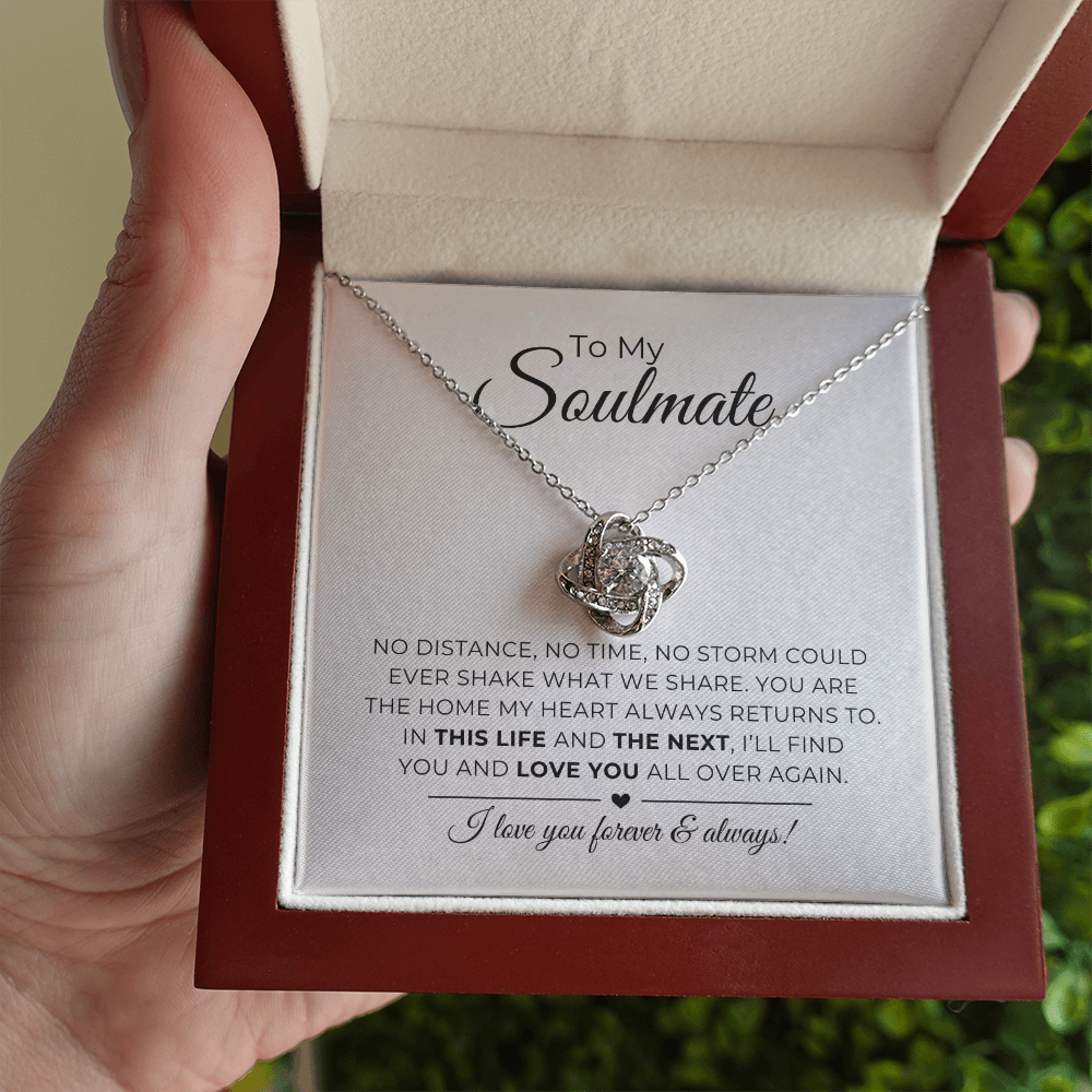 To My Soulmate - The Home My Heart Always Returns To - Alluring Beauty Necklace