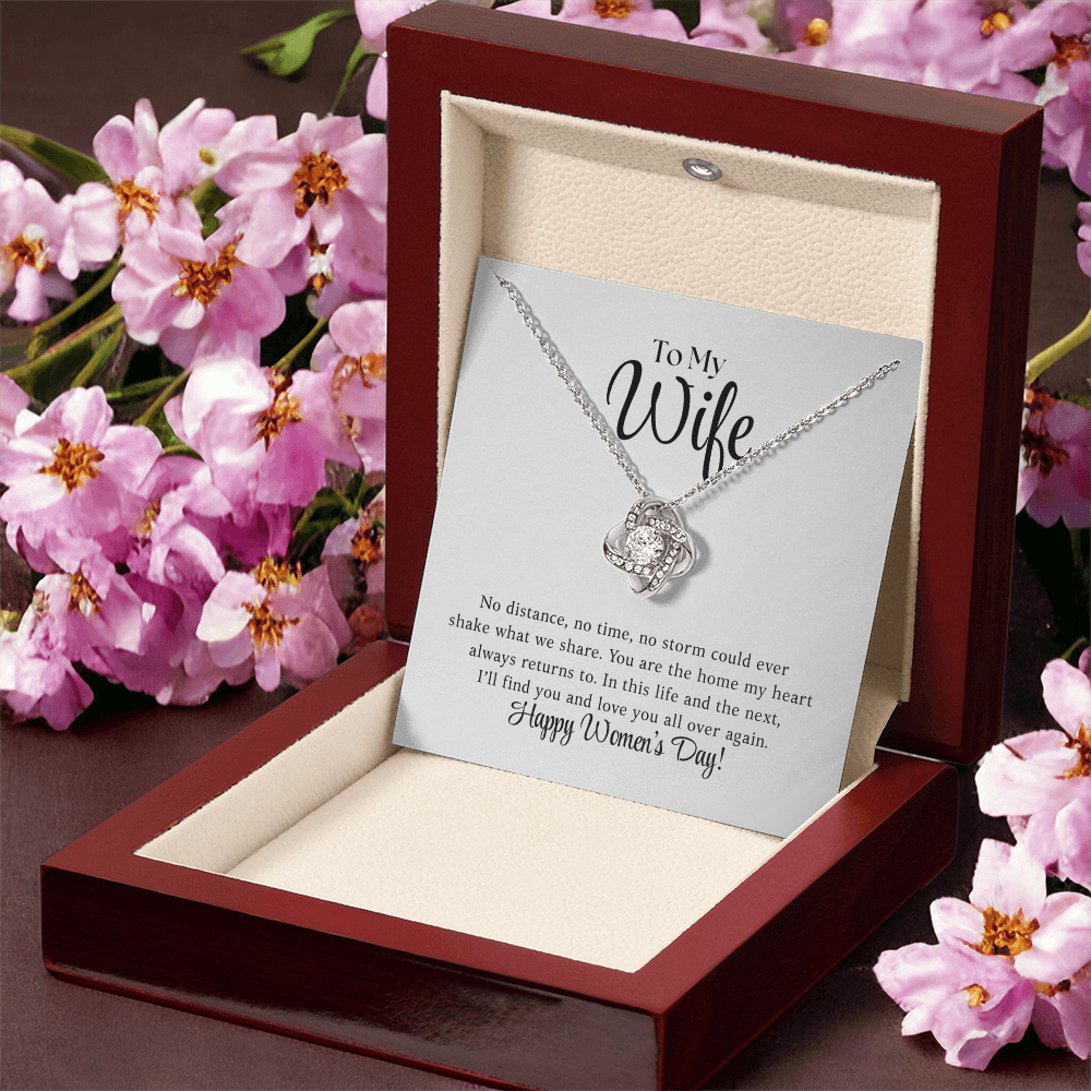 Happy Women's Day - Love Knot Necklace