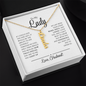 To My Lady - Vertical Name Necklace