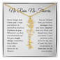 No Rain, No Flowers - Personalized Flower Name Necklace