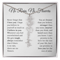 No Rain, No Flowers - Personalized Flower Name Necklace
