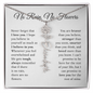 No Rain, No Flowers - Personalized Flower Name Necklace