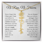 No Rain, No Flowers - Personalized Flower Name Necklace
