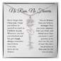 No Rain, No Flowers - Personalized Flower Name Necklace