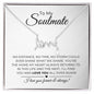 To My Soulmate - Scripted Love Necklace