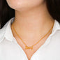 To My Soulmate - Scripted Love Necklace