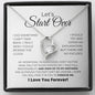 Let's Start Over - I Take Full Responsibility - Forever Love Necklace