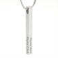 Apology Gift For Her - 4-Sided Stick Necklace - Engraved