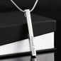 Apology Gift For Her - 4-Sided Stick Necklace - Engraved