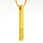 Apology Gift For Her - 4-Sided Stick Necklace - Engraved