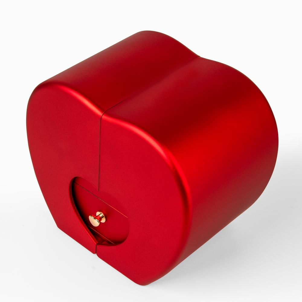 To My Love - I Am Not Perfect - Love Knot Necklace with Red Heart Rose Box