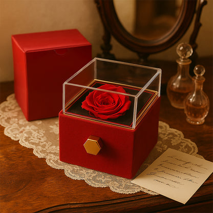 Let's Start Over - Forever Love with Rotating Rose Gift Box