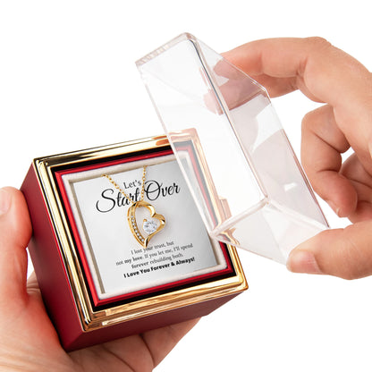 Let's Start Over - Forever Love with Rotating Rose Gift Box