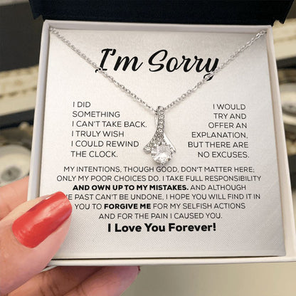 Regalo de disculpa para ella: asumo toda la responsabilidad: collar de belleza seductora